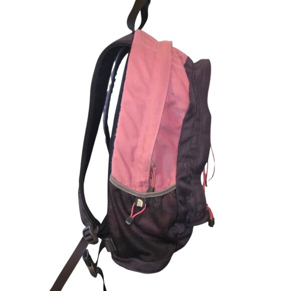 The North Face Jester Pink & Gray Canvas Large Multi-Pocket Backpack 18"X13"X6" - Picture 2 of 13